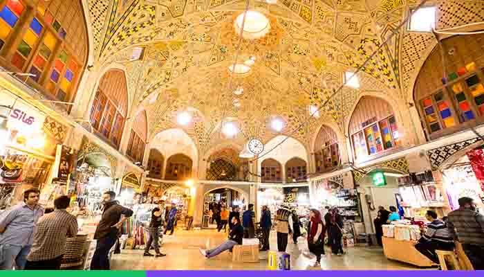 The Grand Bazaar of Tehran